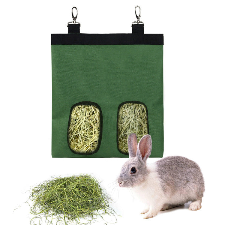 Rabbit Feeding Bag Pet Thatched Bag Mole Feeding Bag Hay Bag Feeder Bag