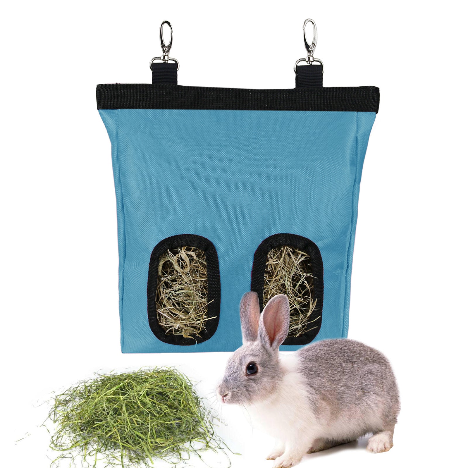 Rabbit Feeding Bag Pet Thatched Bag Mole Feeding Bag Hay Bag Feeder Bag